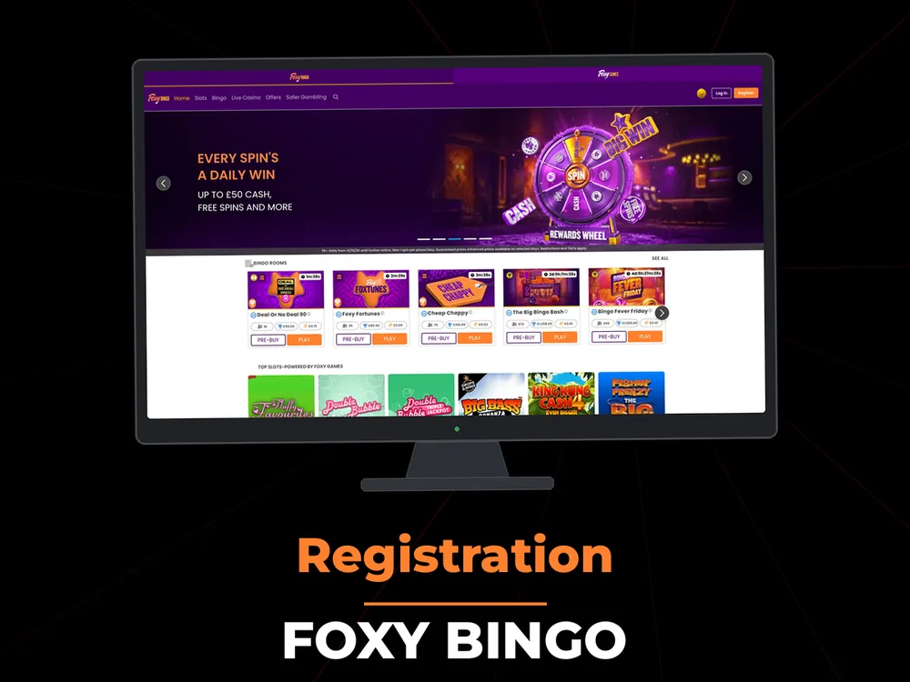 Foxy Bingo - Registration