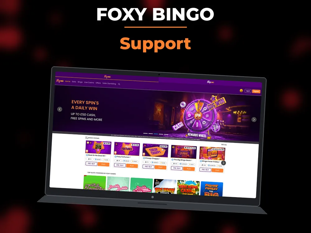 Foxy Bingo - Support