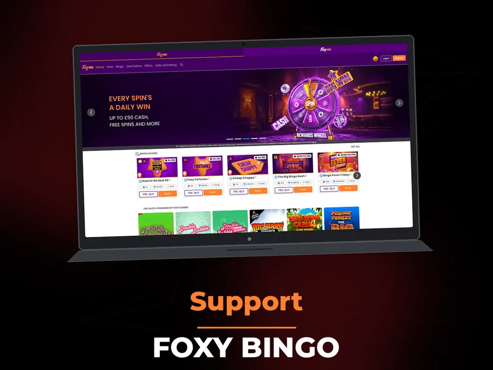 Foxy Bingo - Support