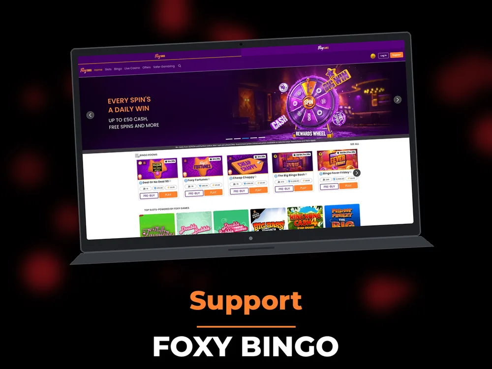 Foxy Bingo - Support